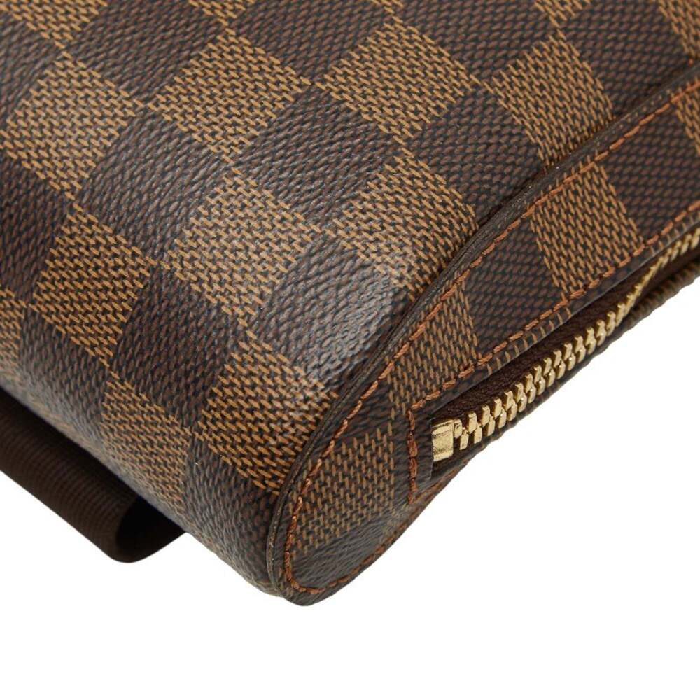 LOUIS VUITTON Authentic Brown Damier Leather Hobo Bag - Picture 4 of 12